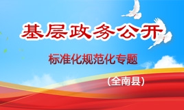 基層政務(wù)公開標(biāo)準(zhǔn)化規(guī)范化專題